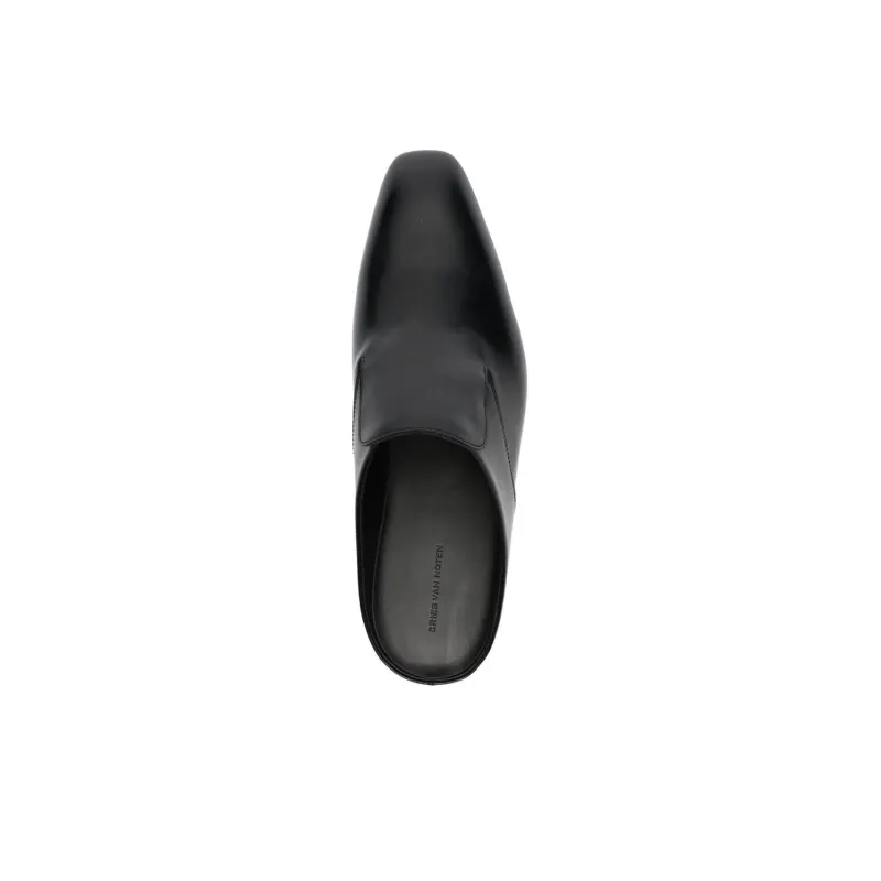 DRIES VAN NOTEN Wrap-toe Slippers Men's Black-2