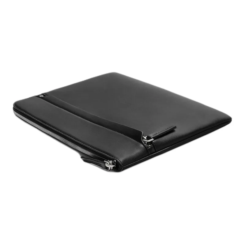 ZARA PU Polyurethane Envelope Bag Clutches Regular Men's Black-1