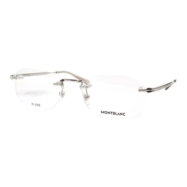 MONTBLANC Alloy Oval Eyeglass Frames Men's-0