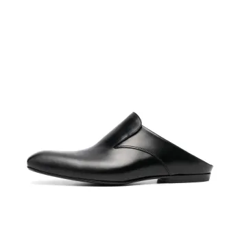 DRIES VAN NOTEN Wrap-toe Slippers Men's Black
