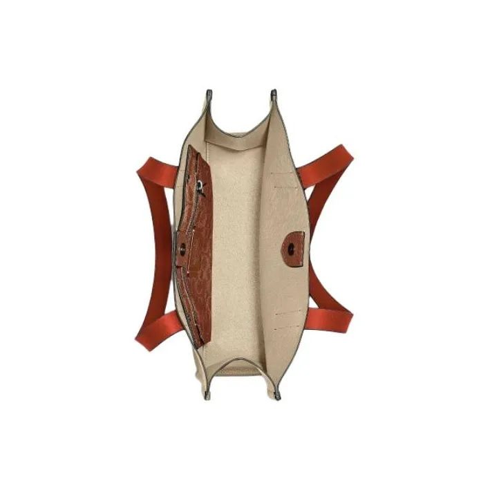 COACH Relay Cow Split Leather Tote Bag Shopping Bag Shoulder Bag Handbag Large Size Men's Cream White-2
