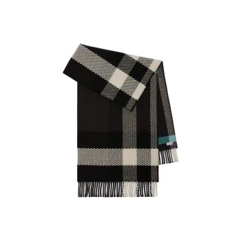 Burberry Check pattern Wool Scarf