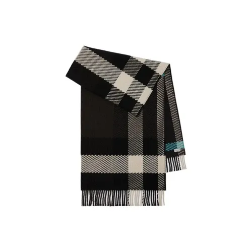 Burberry Check pattern Wool Scarf