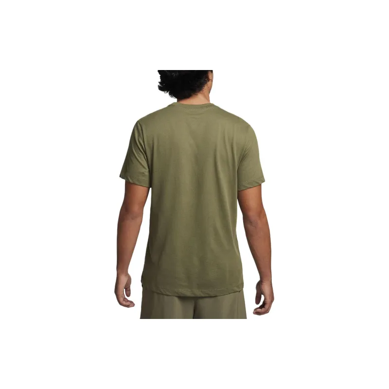 Nike Fitness T-Shirt T-Shirt Men's Medium Olive-1
