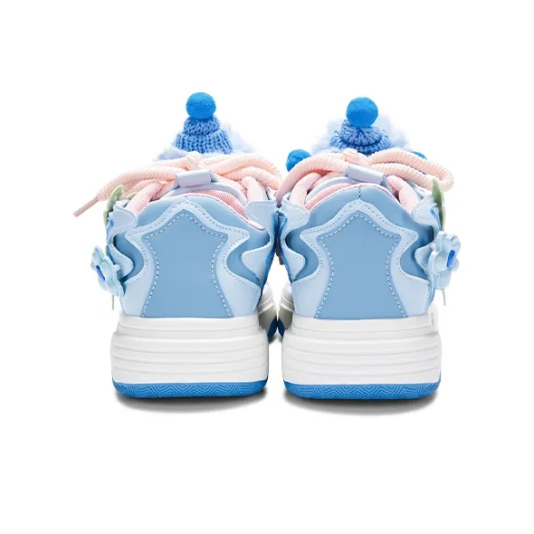 KARLIE KELLER Low Top Skateboard Shoes Women's Moon Blue-4