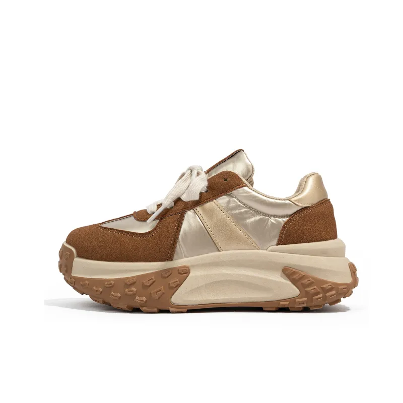 RENBEN Height Increasing Support Low-Top Casual Shoes Women's-5