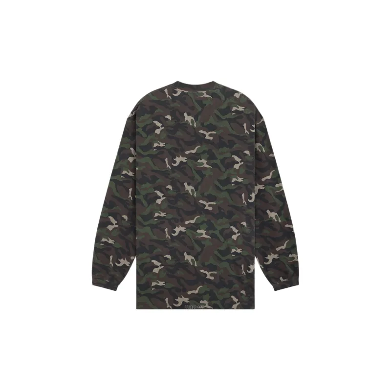 WE11DONE SS24 T Shirt Unisex Khaki-1
