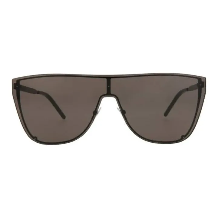 SAINT LAURENT Shield Frame Metal Sunglasses-1