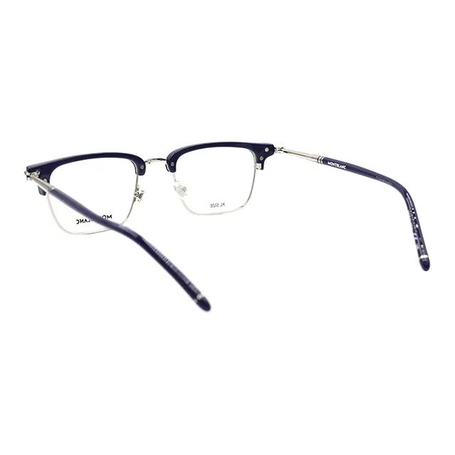 MONTBLANC Plate And Metal Browline Eyeglass Frames Men's-2