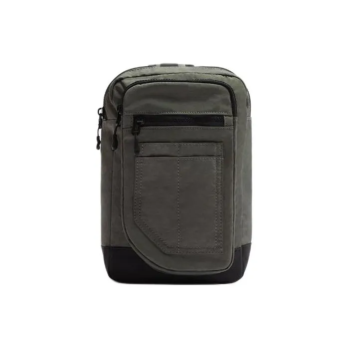 ZARA Polyester Backpack Sling Bag Crossbody Bag Men's Khaki Green-0
