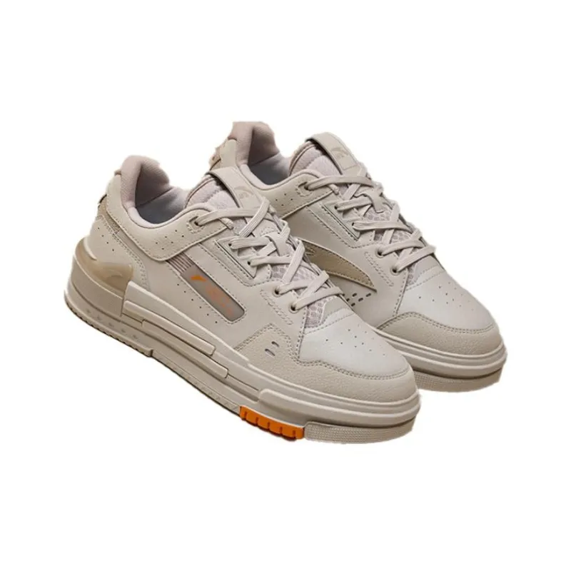 Anta Anti-Slip Wear-Resistant Low-Top Skateboard Shoes Men's Gray-2