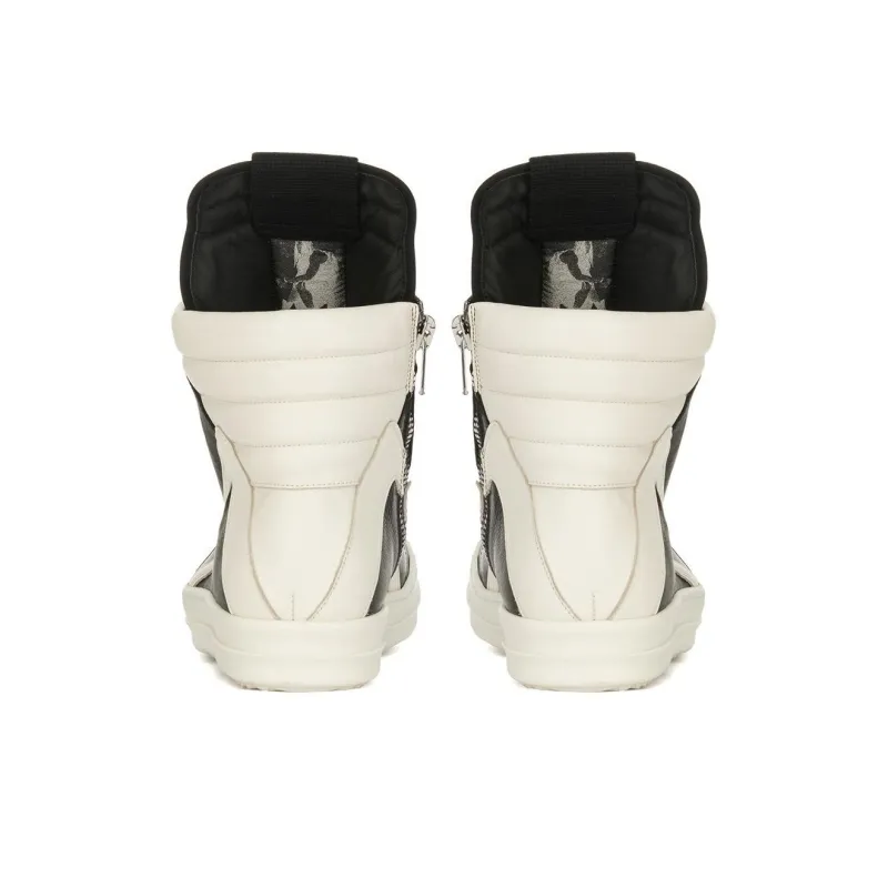 RICK OWENS High-top Leather Sneakers-4