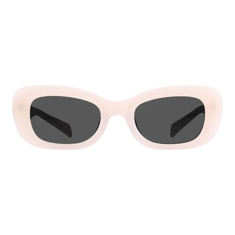 SUYAN Plate Frame Irregular Shape Sunglasses Unisex-4