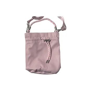 Converse Satin Bucket Bag Portable Crossbody Bag Shoulder Bag Mini Unisex Pink Purple