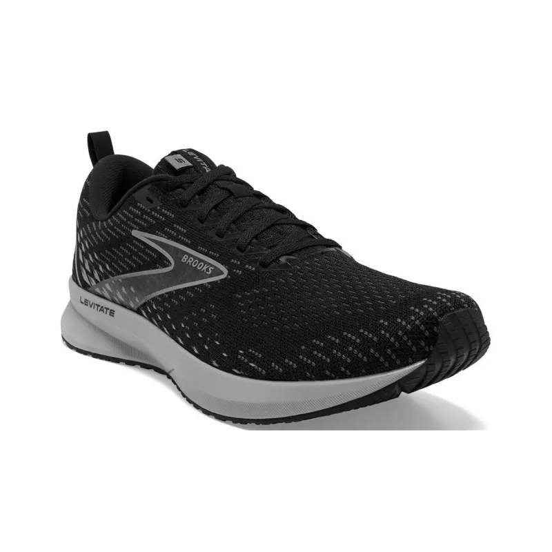 Brooks Anti Slip Wear Resistant Low Top Running Shoes Men's Black-2