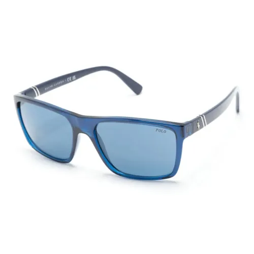 Polo Ralph Lauren Polo Pony-plaque Rectangle-frame Sunglasses
