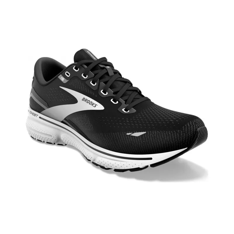Brooks Men's Ghost 15 'Black Blackened Pearl'-2