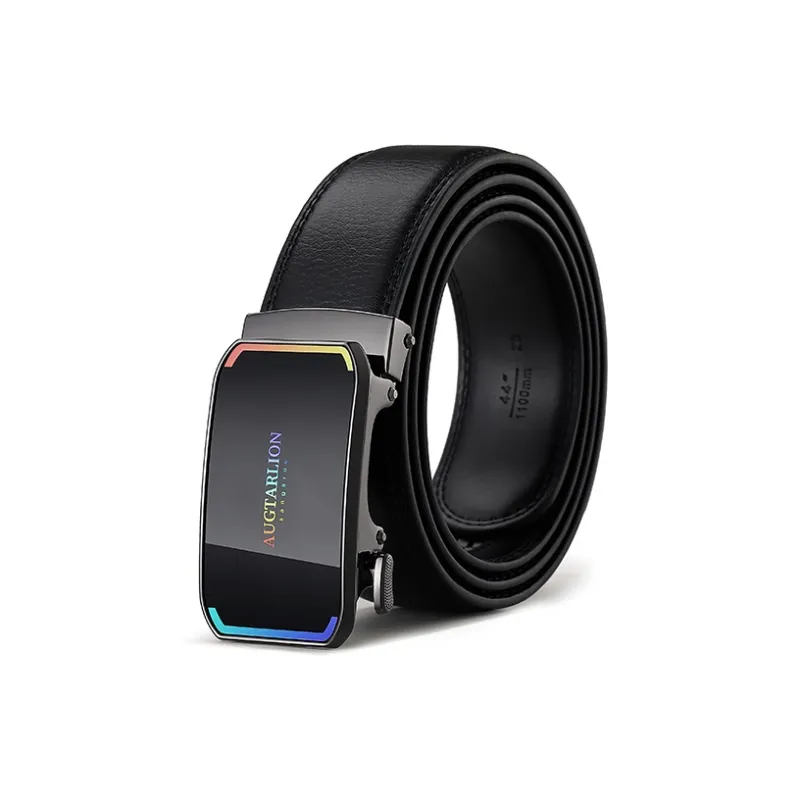 AUGTARLION Young Men's Business Casual Pants Belt Genuine Leather Leather Belts Men's Multicolor Width  3.5cm-0