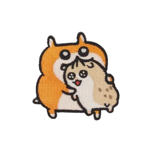 March·Monster Burst Hamsters, Eat Tea Table Bags, Embroidery, The Second Bullet Badges