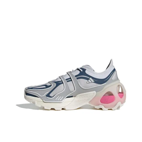 Adidas Coverage Low Top Casual Running Shoes Unisex Gray Pink