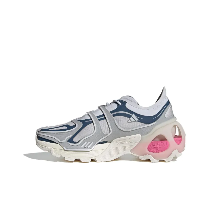 Adidas Coverage Low Top Casual Running Shoes Unisex Gray Pink-0