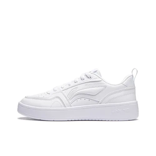 LINING Acer Truncatum Skateboard Shoes Women's Low-Top White