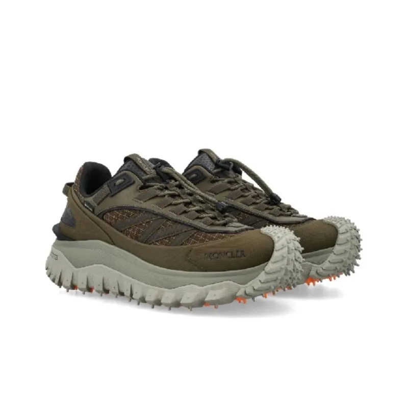Moncler Low-Top Casual Shoes Men's Army Green-2