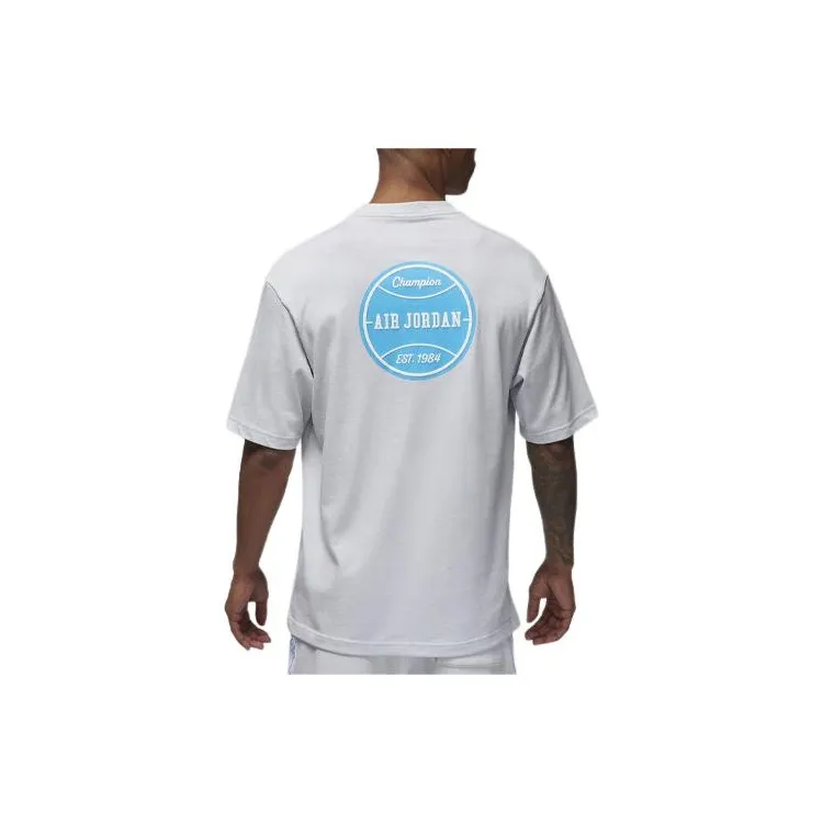 Jordan Flight MVP 85 T-Shirt Men's Pure White Gold-1