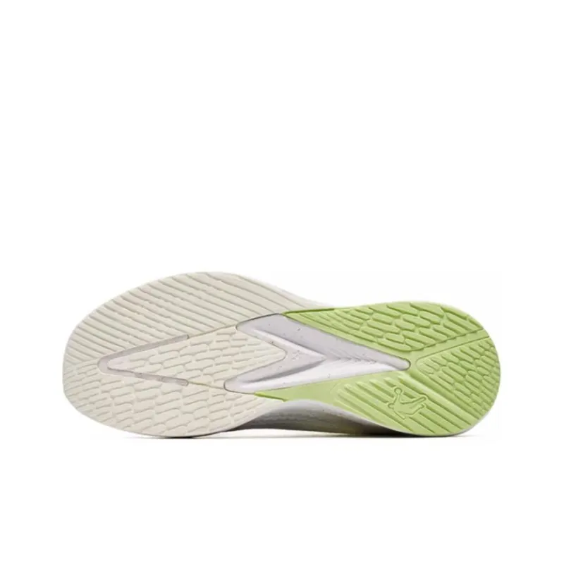 QIAODAN Boundless 4.0 Low Top Running Shoes Women's White Green-5