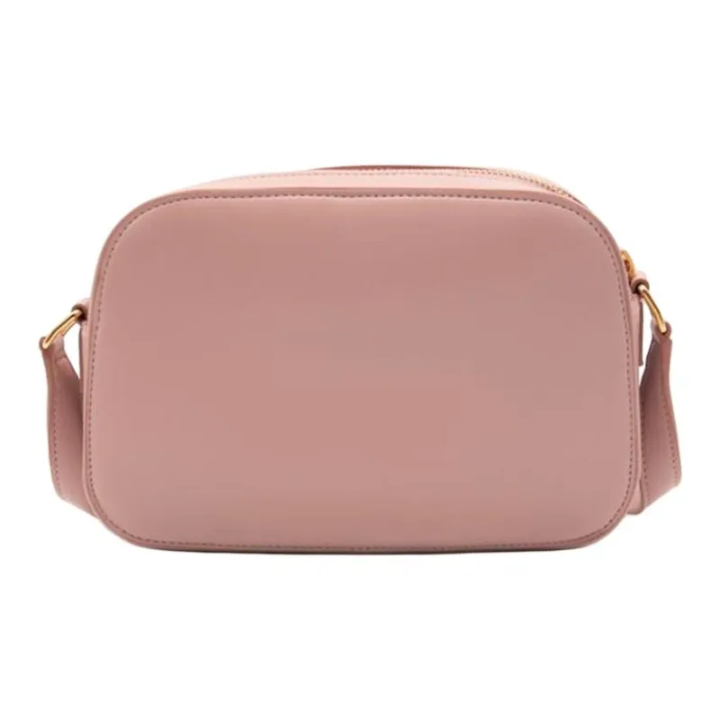 CELINE Leather Camera Bags Crossbody Bag Shoulder Bag Women's Pink-3