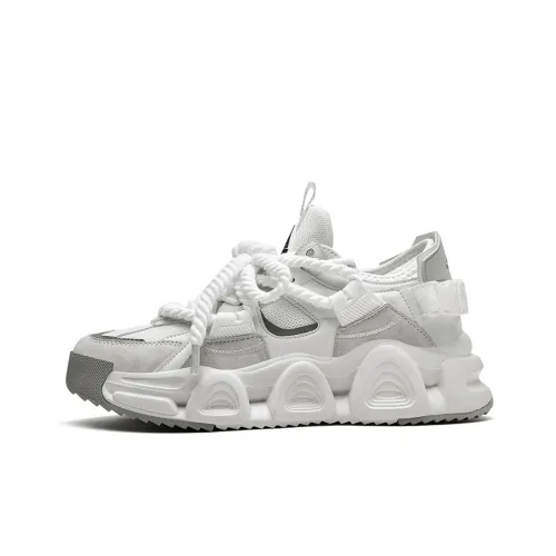 Masongarments Windstorm Collection Chunky Sneakers Unisex Low-Top White