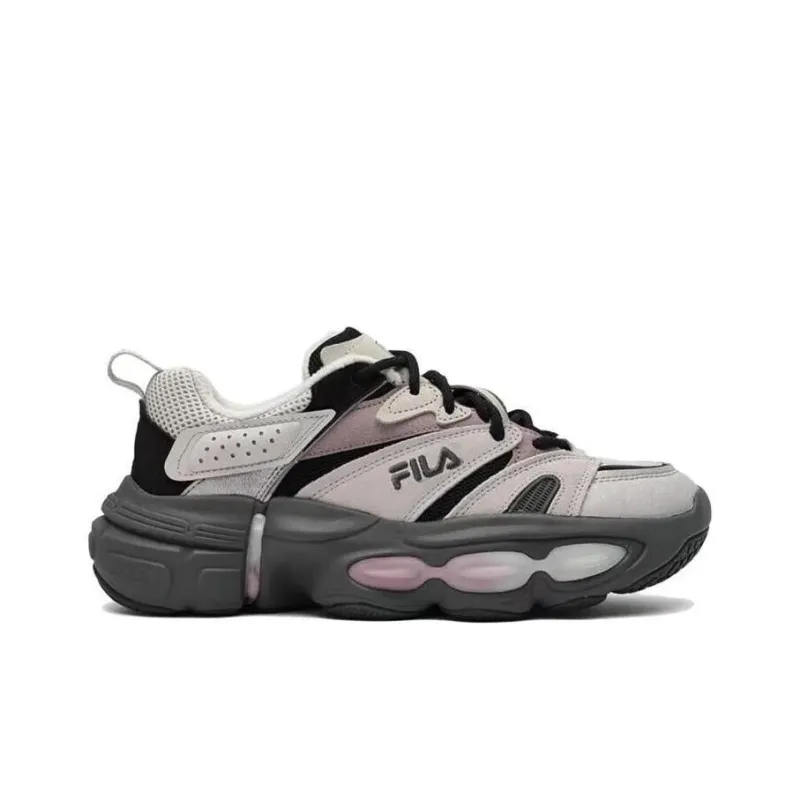 FILA ET Cushioning Wear Resistant Low Top Casual Shoes Women's Gray-1