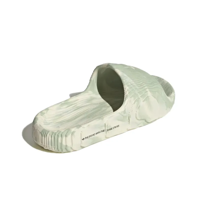 Adidas Adilette 22 Slide 'Cream White Linen Green'-3