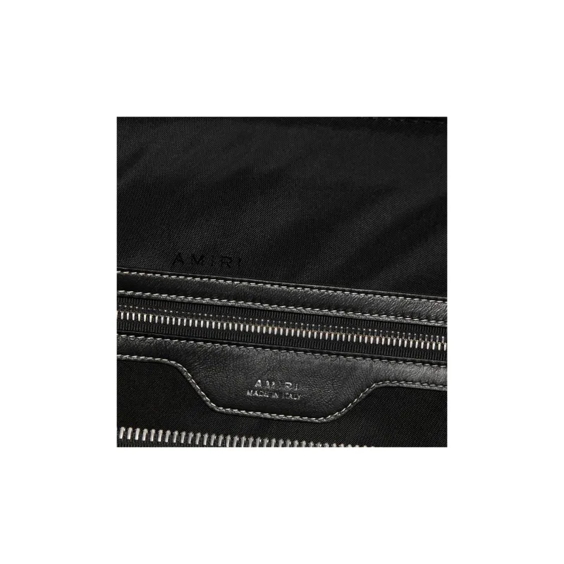 AMIRI Canvas Shoulder Bag Crossbody Bag Handbag Men's Black-5