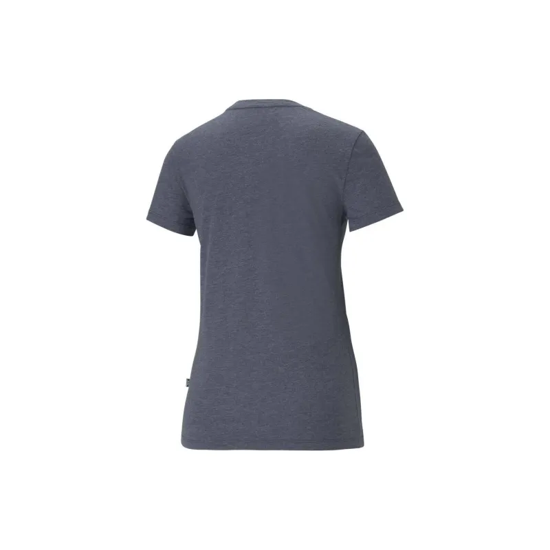 PUMA Peacoat Heather T-Shirts Women's Blue-1