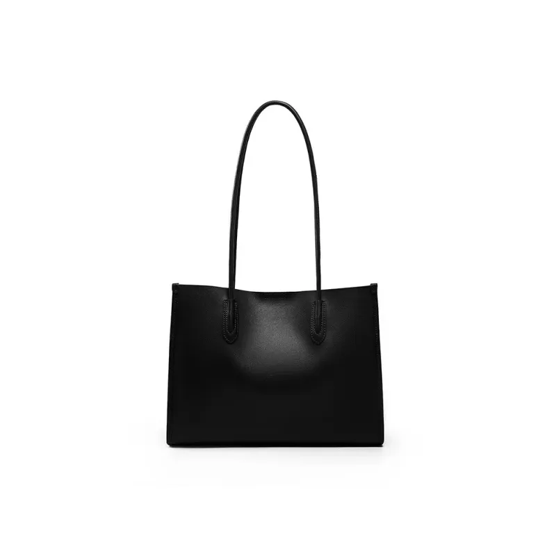 LARTIGENT Cow Leather Shoulder Bag Tubas Women's Black/Smoke Gray/Light Salt Card/Gold Brown/Coffee-0