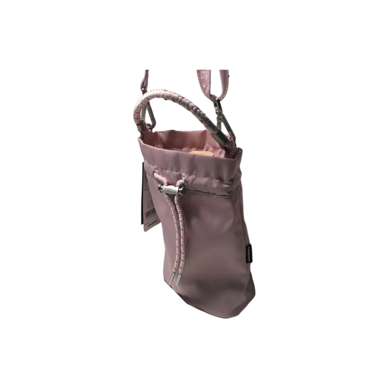 Converse Satin Bucket Bag Portable Crossbody Bag Shoulder Bag Mini Unisex Pink Purple-1