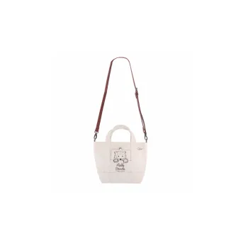 Hello Marche Fabric Bucket Bag, One Shoulder Handbag Regular Women's White