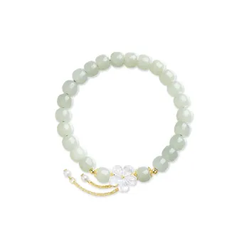 SEVEN COOK Hetian Jade Bracelets Green Jade Women's