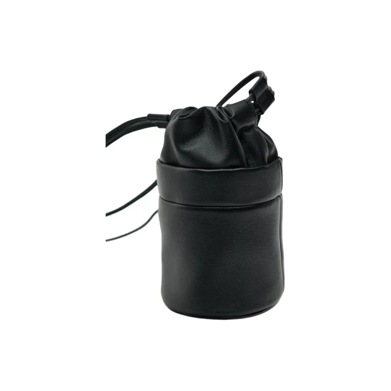 ZARA PU Bucket Bag With Cell Phone Pouch Handbag Shoulder Bag Crossbody Bag Mini Women's Black-2