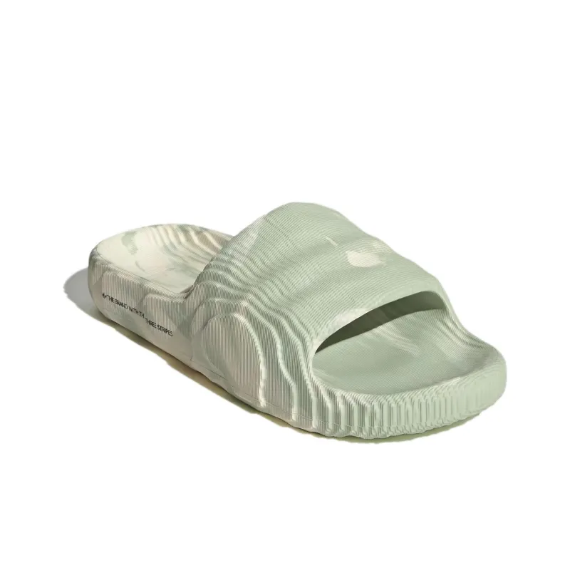 Adidas Adilette 22 Slide 'Cream White Linen Green'-2