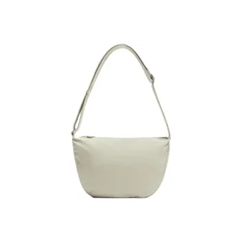 ZARA Polyester Portable Crossbody Bag Shoulder Bag Mini Men's Ice White