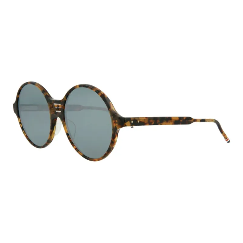 THOM BROWNE· Acetate Round Sunglasses Unisex Tortoiseshell-0