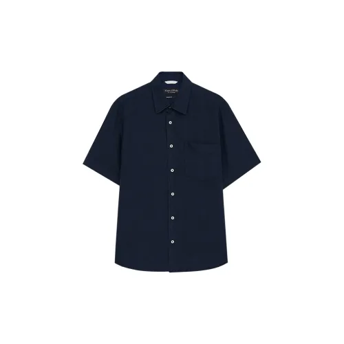 MARC OPOLO Shirts Men Navy Blue 898