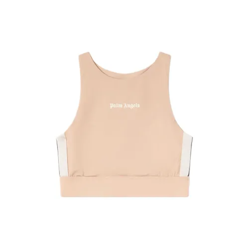 PALM ANGELS Logo-print Crop Top