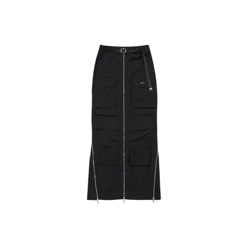 Badblood Casual Long Skirts Women's Black