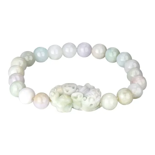 HUISHI Bean Type Jadeite Bracelets Unisex