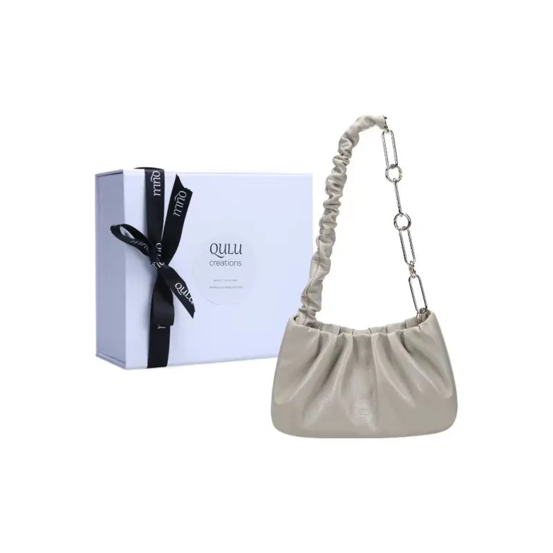 QULU Sheepskin Tofu Bag, Cloud Underarm Handbag, Shoulder Bag Women's Multiple Colors-19