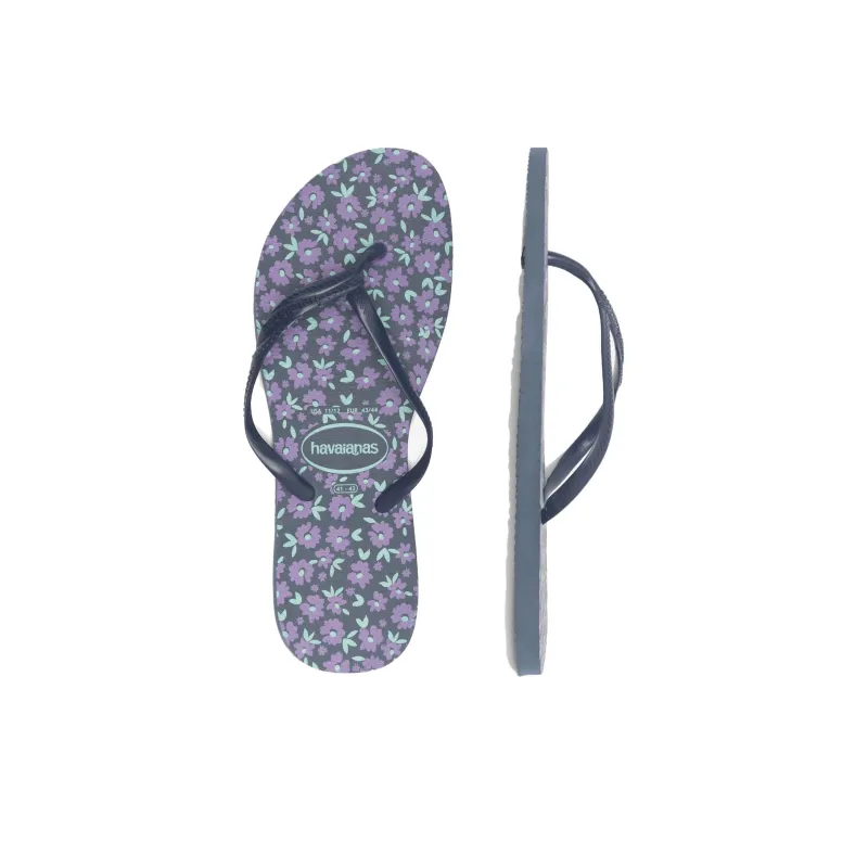Havaianas Abrasion Resistant Flip Flops Women's Marine Blue-3