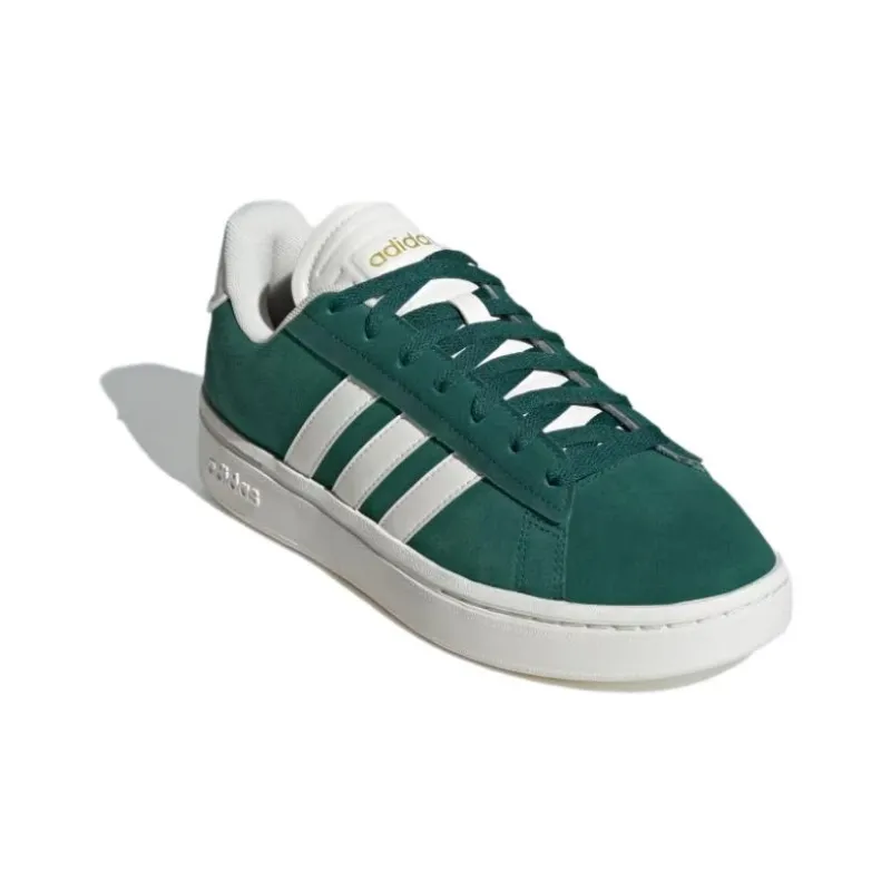 Adidas Grand Court Alpha Collegiate Green Off White Gold Metallic Women's-2